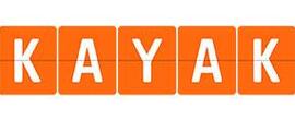 KAYAK brand logo for reviews of travel and holiday experiences